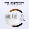 Бездротові навушники UGREEN WS200 HiTune T6 Hybrid Active Noise-Cancelling Earbuds(UGR-15158) (Белый)- № 4
