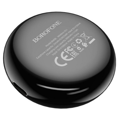 Навушники BOROFONE BW08 Luxury true wireless BT headset Black - зображення 2