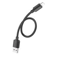Кабель HOCO X96 Hyper charging data cable iP (L=0.25M) Black (Колір Black) - фото № 3