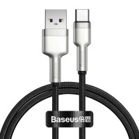 Кабель Baseus Cafule Series Metal Data Cable USB to Type-C 66W 2m Black (Колір Черный) - фото № 3