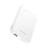 Зовнішній акумулятор BOROFONE BJ47 Quick PD20W magnetic wireless fast charging power bank(10000mAh) White