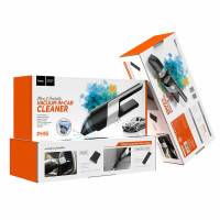 Автомобільний пилосос HOCO PH16 Azure portable vacuum car cleaner Black silver (Цвет Black) - фото № 5