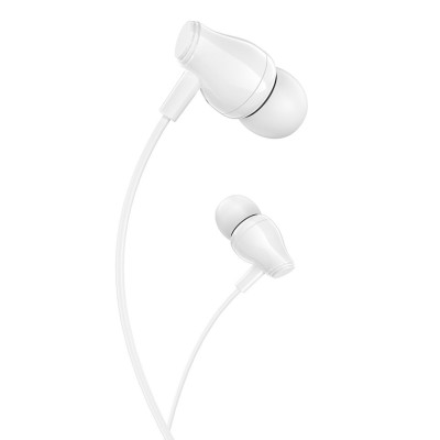Навушники BOROFONE BM61 Wanderer universal earphones with mic White (BM61W) - изображение 1
