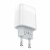 Мережевий зарядний пристрій HOCO C72A Glorious single port charger White - зображення 2