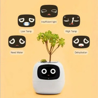 Інтерактивний розумний горщик для рослин Ivy Smart Planter Tuya AI, Pink (Колір 7089) - фото № 6