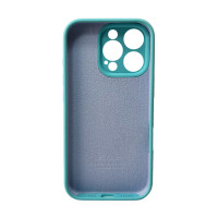 Чохол для смартфона Silicone Full Case AA Camera Protect for Apple iPhone 16 Pro 17,Sea Blue (Колір Sea-Blue) - фото № 3