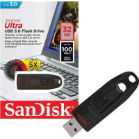 Флеш-накопичувач SanDisk USB 3.0 Ultra 32Gb (130Mb/s) (Колір Черный) - фото № 5