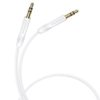 Аудіокабель BOROFONE BL16 Clear sound AUX audio cable White (Цвет 7068) - фото № 2