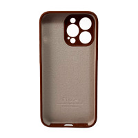 Чохол для смартфона Silicone Full Case AA Camera Protect for Apple iPhone 13 Pro 42,Saddle Brown (Колір Saddle-Brown) - фото № 3
