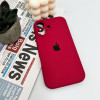 Чохол для смартфона Silicone Full Case AA Camera Protect for Apple iPhone 16 20,China Red (China-Red)- № 4