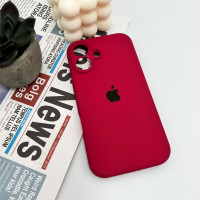 Чохол для смартфона Silicone Full Case AA Camera Protect for Apple iPhone 16 20,China Red (Колір China-Red) - фото № 4