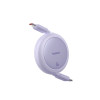 Кабель Baseus Free2Pull Mini Charging Cable USB-C to USB-C 60W 1m Nebula Purple - № 6
