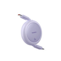 Кабель Baseus Free2Pull Mini Charging Cable USB-C to USB-C 60W 1m Nebula Purple  - фото № 6