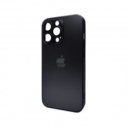 Чохол для смартфона AG Glass Matt Frame Color Logo for Apple iPhone 13 Pro Graphite Black