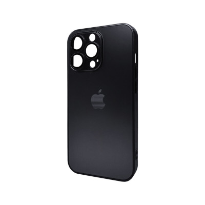 Чохол для смартфона AG Glass Matt Frame Color Logo for Apple iPhone 13 Pro Graphite Black (AGMattFrameiP13PBlack) - зображення 1