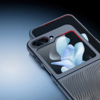 Чохол для смартфона DUX DUCIS Aimo for Samsung Flip 5 Black (Колір 7073) - фото № 7