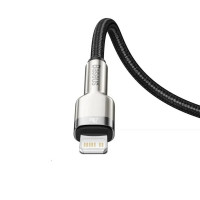Кабель Baseus Cafule Series Metal Data Cable Type-C to iP PD 20W 1m Black (Цвет Черный) - фото № 3