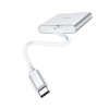 USB-хаб HOCO HB14 Easy use Type-C adapter(Type-C to USB3.0+HDMI+PD) Silver (Silver)- № 5
