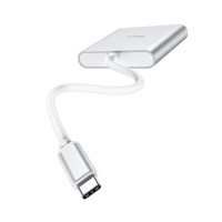 USB-хаб HOCO HB14 Easy use Type-C adapter(Type-C to USB3.0+HDMI+PD) Silver (Колір Silver) - фото № 5