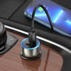 Автомобільний зарядний пристрій HOCO Z48 Tough 40W dual port(2C) car charger Metal Grey (6931474794994) - зображення 4