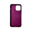 Чохол для смартфона Leather AAA Full Magsafe IC for iPhone 14 Pro Dark Cherry - зображення 2