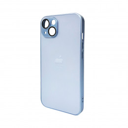 Чохол для смартфона AG Glass Matt Frame Color Logo for Apple iPhone 13 Sierra Blue