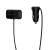 АЗП з FM-модулятором Baseus T Shaped S-16 Car Bluetooth MP3 Player Black (Черный)- № 2