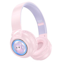 Навушники HOCO W50 Cute fun BT headphones Pink (Цвет 7089) - фото № 2