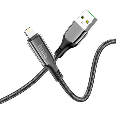 Кабель HOCO S51 Extreme зарядный кабель для передачи данных для iP Black (6931474749215) - изображение 3