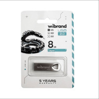 Флеш-накопичувач Wibrand USB 2.0 Taipan 8Gb Silver (Цвет Silver) - фото № 2