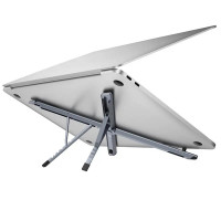 Підставка для ноутбука HOCO HD9 Action metal folding notebook holder Metal gray (Цвет Metal Gray) - фото № 6