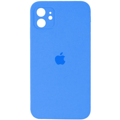 Чохол для смартфона Silicone Full Case AA Camera Protect for Apple iPhone 12 38,Surf Blue - зображення 1