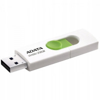 Флеш-накопичувач A-DATA USB 3.0 AUV 320 256Gb White/Green (Цвет White/Green) - фото № 2