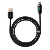 Кабель Baseus Display Fast Charging Data Cable USB to Type-C 66W 1m Black (Черный)- № 3