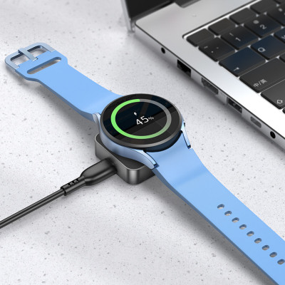 Бездротовий зарядний пристрій HOCO CW56 SAM smart watch wireless charger Black - изображение 4