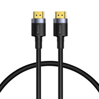 Кабель Baseus Cafule 4KHDMI Male To 4KHDMI Male Adapter Cable 1m Black (Колір 7073), Атикул k10980 |  купить на VILKI.NET - фото № 1