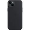 Чохол для смартфона Leather AAA Full Magsafe IC for iPhone 14 Black