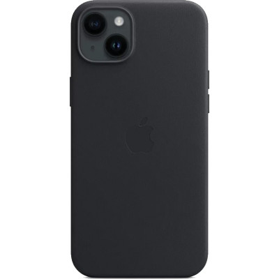 Чохол для смартфона Leather AAA Full Magsafe IC for iPhone 14 Black - изображение 1