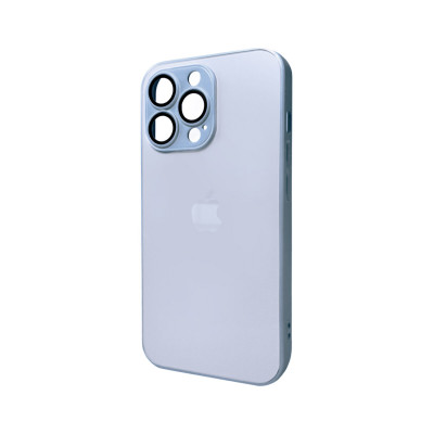 Чохол для смартфона AG Glass Matt Frame Color Logo for Apple iPhone 12 Pro Max Sierra Blue - зображення 1