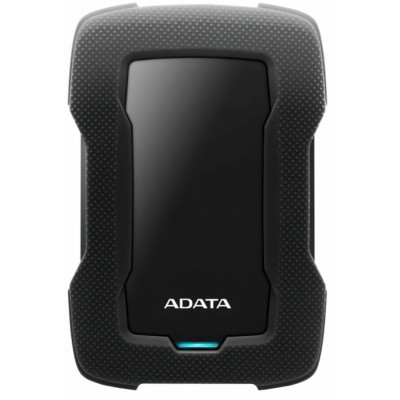 PHD External 2.5'' ADATA USB 3.1 DashDrive Durable HD330 1TB Black - зображення 1