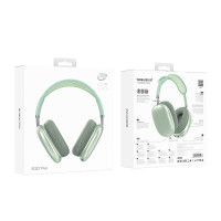 Бездротові навушники BOROFONE BO22 Plus Elegant BT headphones Green (Цвет Green) - фото № 3