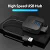 Хаб Vention 4 Ports USB 3.0 HUB 0.15M Black (CHBBB) (CHBBB) - изображение 2