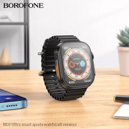 Смарт-годинник Borofone BD3 Ultra smart sports watch(call version) Black