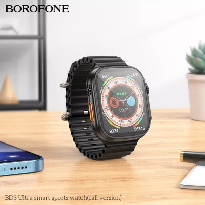 Смартгодинник Borofone BD3 Ultra smart sports watch(call version) Black - изображение 1