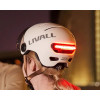 Захисний шолом Livall L23 (M) Ivory White (54-58см), сигнал стопів, додаток,зйомний візор - зображення 4
