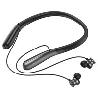 Бездротові навушники BOROFONE BE67 Sound neck-mounted BT earphones Black (Колір Черный) - фото № 2