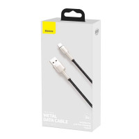 Кабель Baseus Cafule Series Metal Data Cable USB to Type-C 66W 2m Black (Колір Черный) - фото № 6