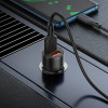 Автомобільний зарядний пристрій BOROFONE BZ19 Wisdom dual port car charger set(Type-C) Black (7073)- № 3