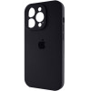 Чохол для смартфона Silicone Full Case AA Camera Protect for Apple iPhone 14 Pro Max 14,Black (FullAAi14PM-14) - изображение 3