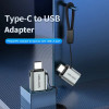 Кабель-перехiдник Vention USB-C Male to USB 3.0 Female OTG Adapter Gray Aluminum Alloy Type (CDQH0) - № 2